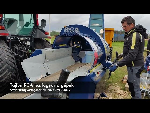 Tajfun RCA 500 automata tüzifa hasító gépek