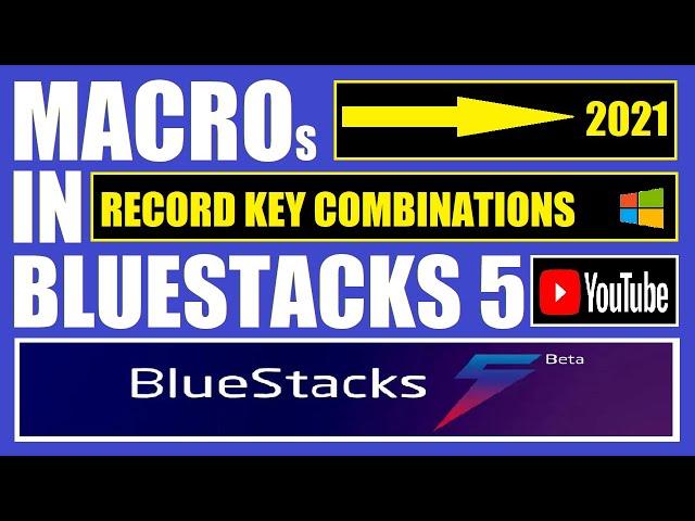 How To Use Bluestacks 5 Macros  | How to Record Macro in BlueStacks 5 Macros Recording for Game