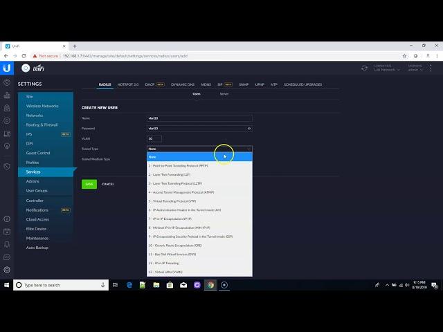 UniFi Radius Controlled VLANs