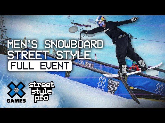 Men’s Snowboard X Games Street Style Final | FULL COMPETITION