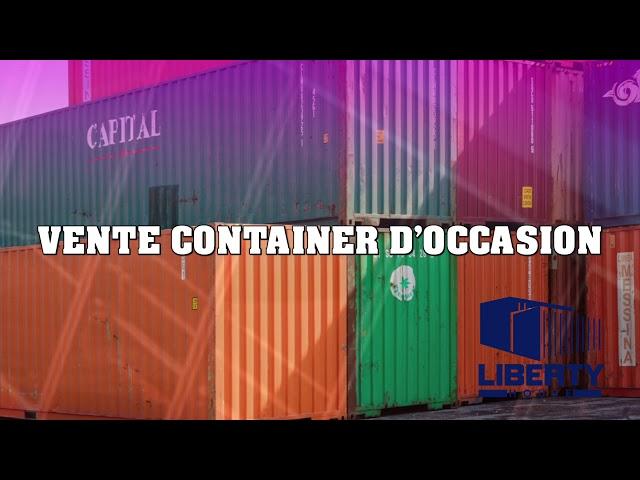Vente container maritime neuf et d'occasion et vente conteneur stockage en France et en Europe