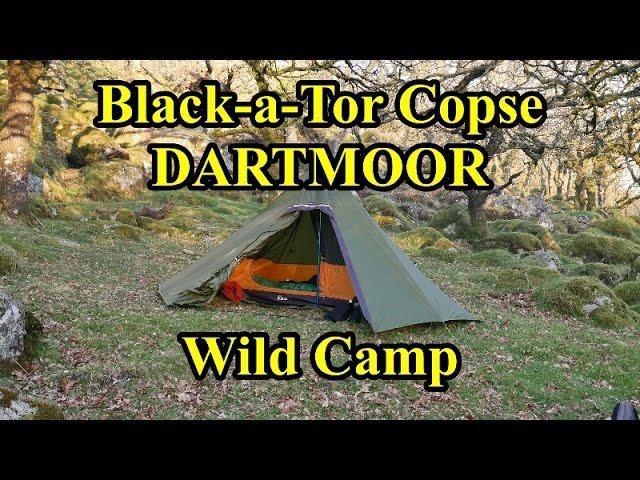 Wild Camp in The Pixie Wood Dartmoor Black-a-tor Copse