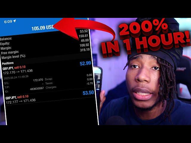 How I Flip Small Accounts FAST Trading Forex ($50 to $150 Full Guide)