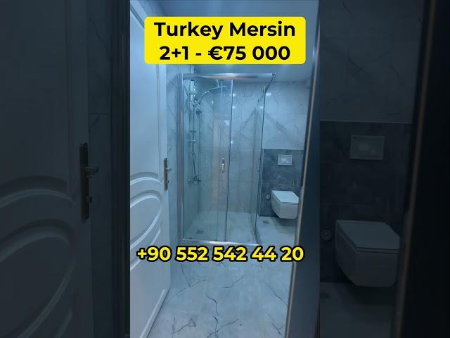 2+1 €75.000 Turkey Mersin Tece. #мерсиннедвижимость #недвижимостьмерсин