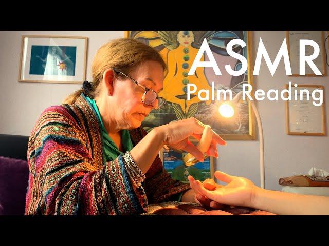 Palm reading ASMR with Gary Markwick (Unintentional, real person ASMR)