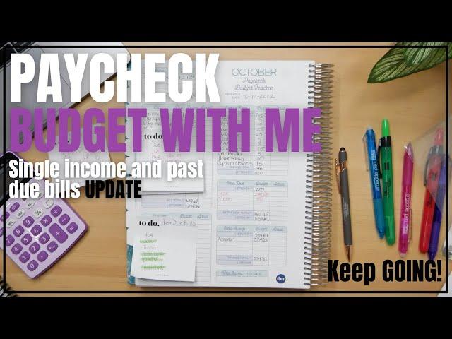 HOW I BUDGET MY BI-WEEKLY PAYCHECK + HOW I PAY PAST DUE BILLS TO CURRENT + STORY TIME 