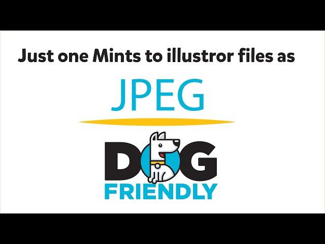 How to save illustrator Files as JPEG  2022