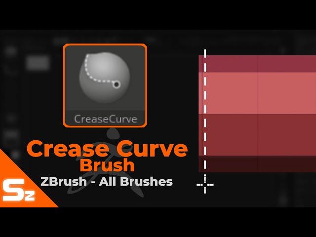 Crease Curve Brush: ZBrush All Brushes