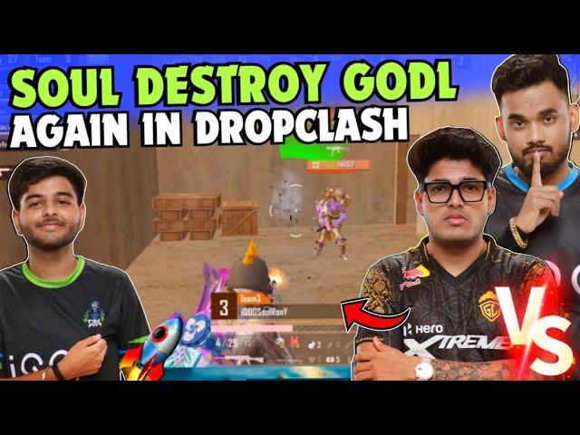 iQOOSoul Destroy GodL in Drop Clash  SouL Manya 1v3 GodL  SouL Saumay & Manya on Fire 