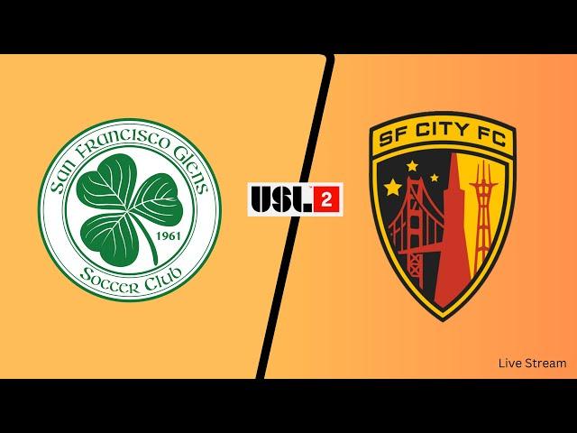 Sunday, July 14, 2024  USL league 2 SF City vs SF Glens at Kezar Stadium. 2:30 Kick off!