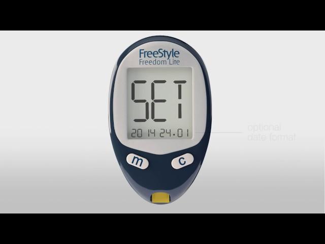 FreeStyle Freedom Lite System  Set Up Your Meter and Perform a Blood Glucose Test