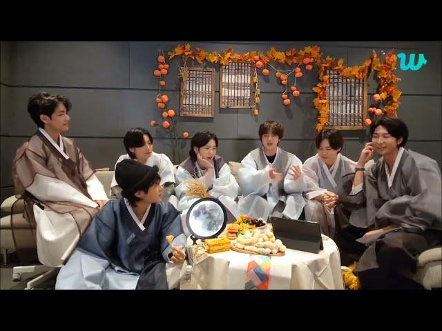 [ENG SUB] BTS OT7 WEVERSE LIVE _ It's Chuseok | 220908 | FULL BTS LIVE on WEVERSE