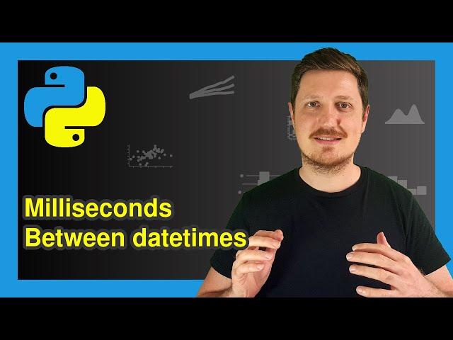 Calculate Time Difference in Milliseconds Between Two datetimes in Python | Apply datetime Module