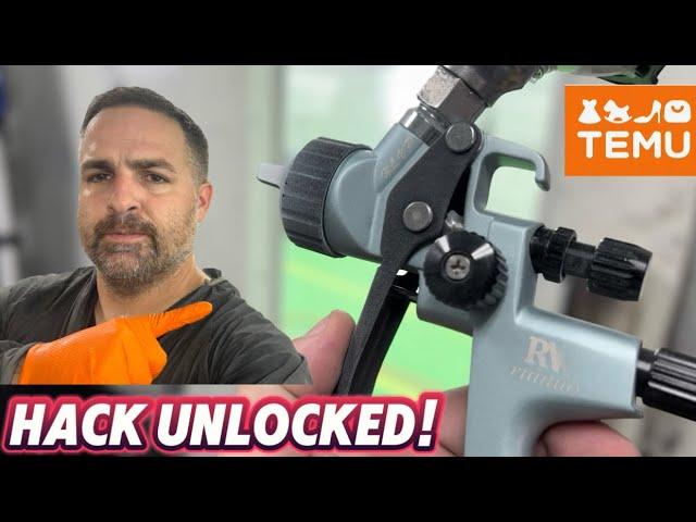 How to Setup a CHEAP TEMU Spray Gun to Spray Flawlessly