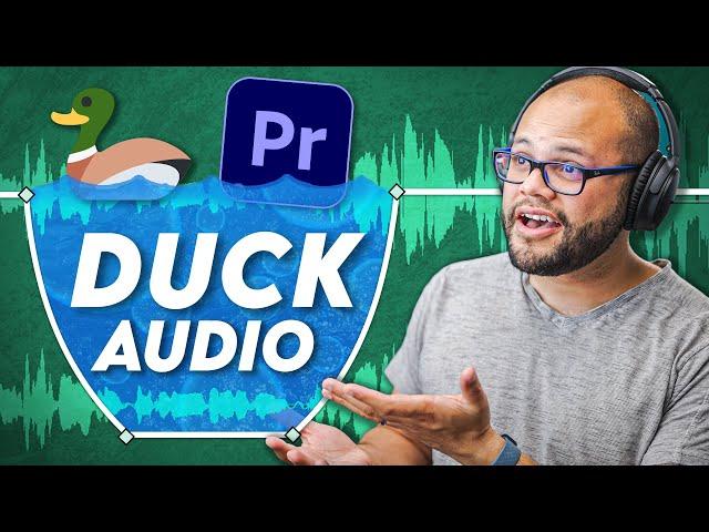 How to Duck Audio In Adobe Premiere Pro - 4 Methods