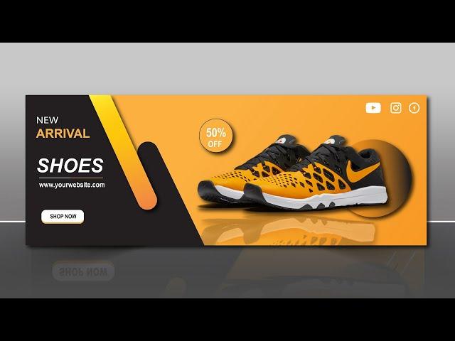 Profession Website Banner Design in Adobe #illustrator 2023 | Product Banner Design Tutorial