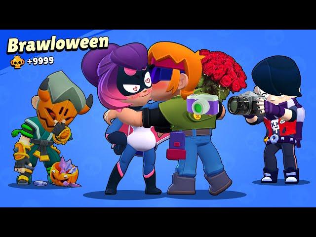 Brawl-o-ween Kiss  Spider Charlie, Frank Vanara  Brawl Stars Funny Pose Top