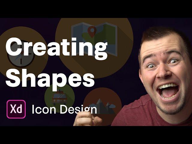 Adding Shapes to Create Icons in Adobe XD | Ep 14/30 [Icon Design in Adobe XD]