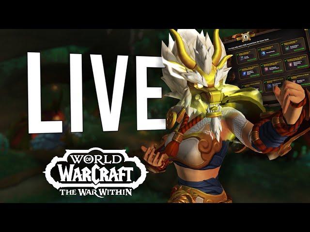 BIG LOOT DAY! VAULT + WEEKLY GEAR BONUS! GREAT WEEK FOR ALTS! - WoW: The War Within (Livestream)