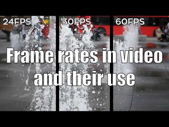 Difference in Frame rates 24fps vs 30fps vs 60fps  | AVI