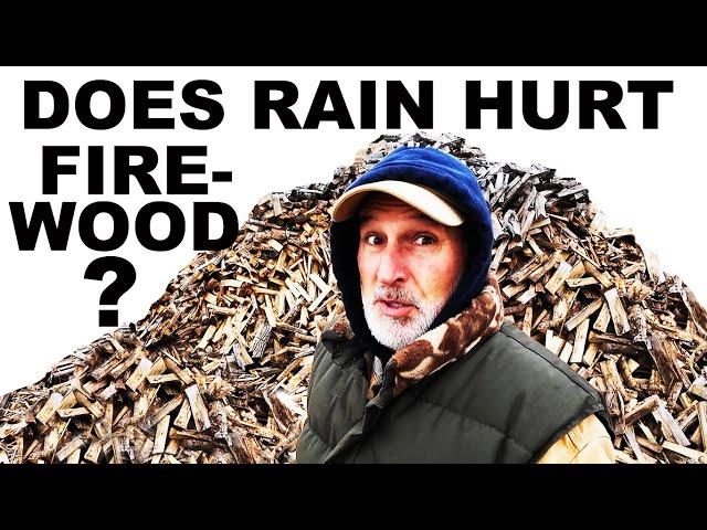 DRY FIREWOOD....RAIN DOES NOT HURT IT!