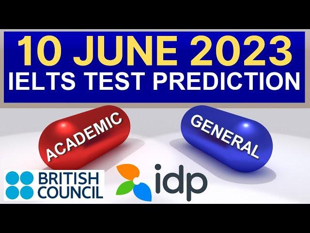 10th June 2023 IELTS Test Prediction By Asad Yaqub