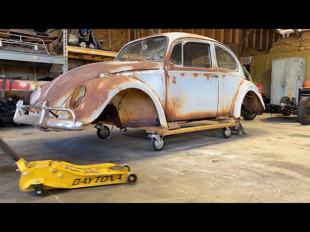 1965 VW Beetle Restoration - Metal Work Begins!