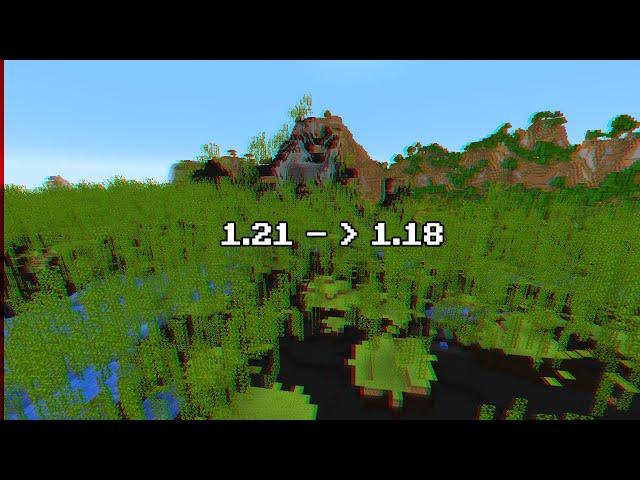 Downgrading a Minecraft World From 1.21 to 1.18