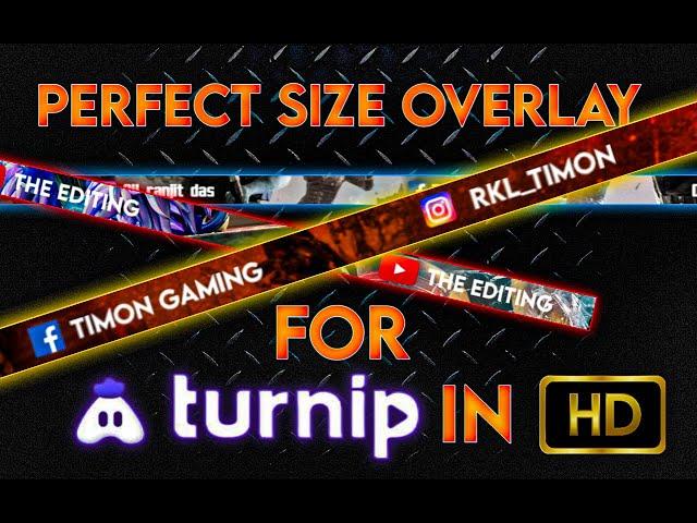 Perfect Size Overlay For Turnip App In HD | Made On Your Android In Just 4 Minutes #turnip