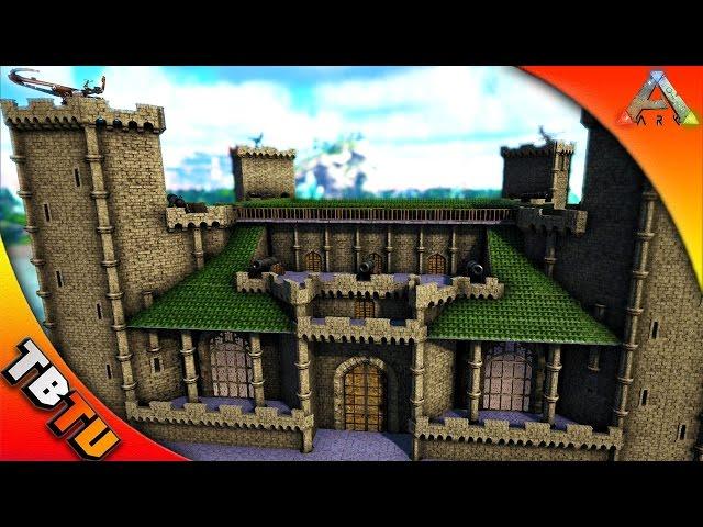 ARK CASTLE HOUSE BUILD! ARK MEDIEVAL ARCHITECTURE! ARK Building Mods - ISO Crystal Isles