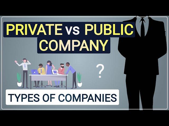 Private vs Public Company Difference | Types of Companies | Hindi