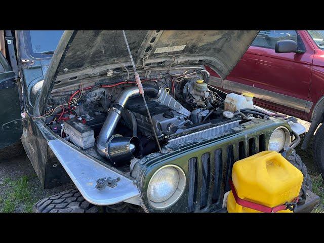 Mercedes OM606 Swapping my Jeep TJ Part 1