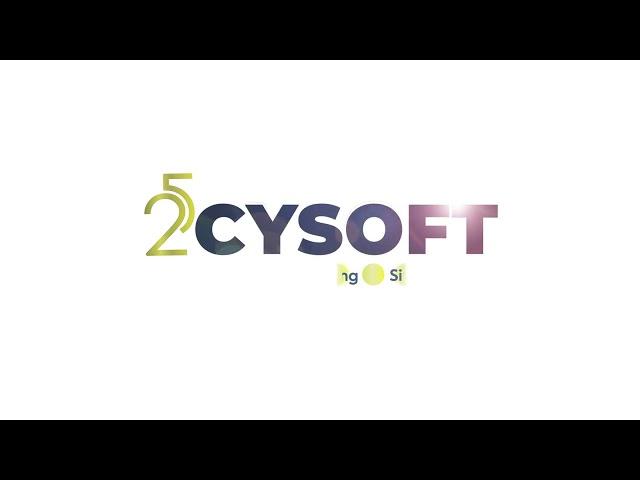 Cysoft 25 Years Anniversary Logo