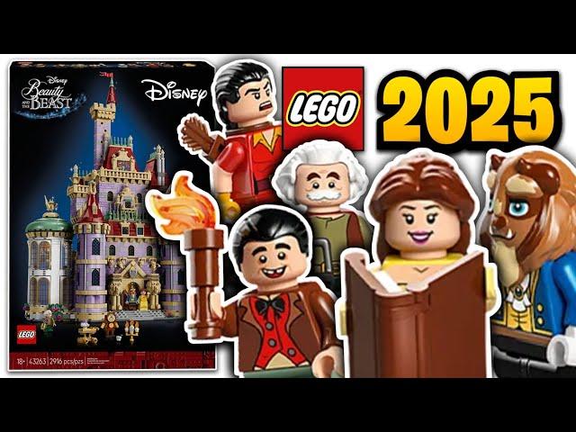 LEGO Disney Beauty and the Beast Castle 2025 Set OFFICIALLY Revealed