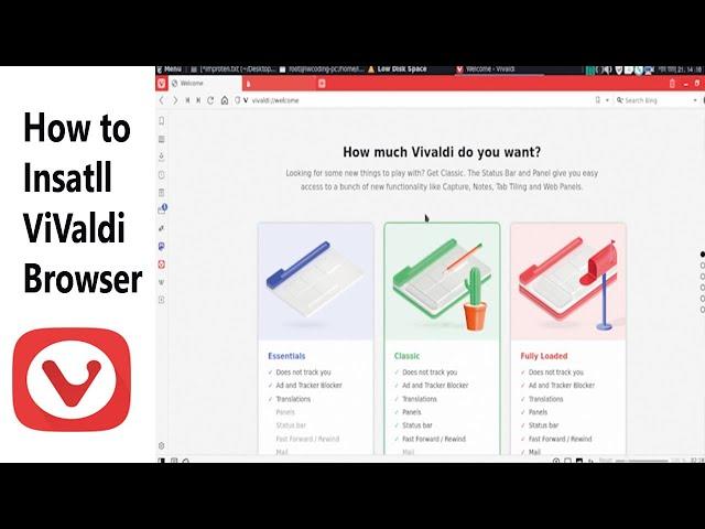 How to Install Vivaldi Browser on Manjaro  Installing Vivaldi Browser Manjaro Linux IWcoding