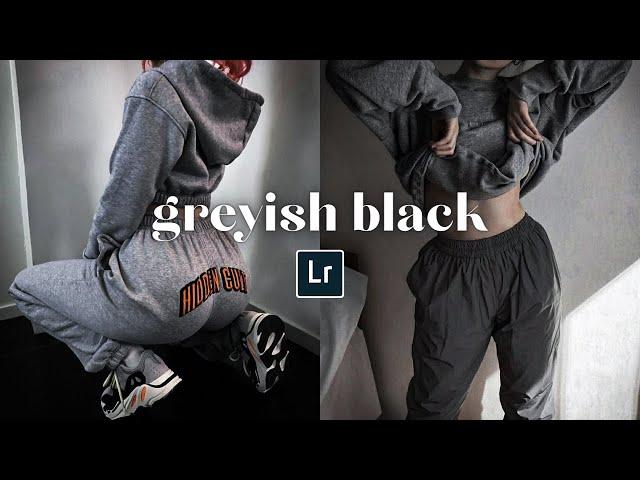 Greyish Black | Free Lightroom Mobile Presets Free Dng | ReinaMarie Presets