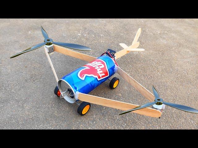 DIY Innovative dc motor life hacks || how to make helicopter with coke can || amazing inventions