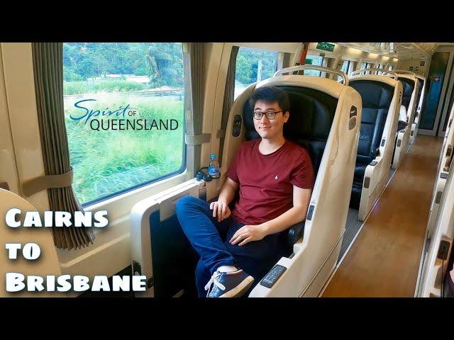 Spirit of Queensland Tilt Train Railbed - Australia's most modern overnight train Cairns to Brisbane