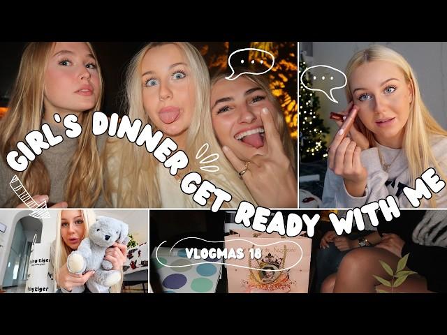 GIRL'S Dinner! Get ready with me & Geschenke einpacken | MaVie Noelle