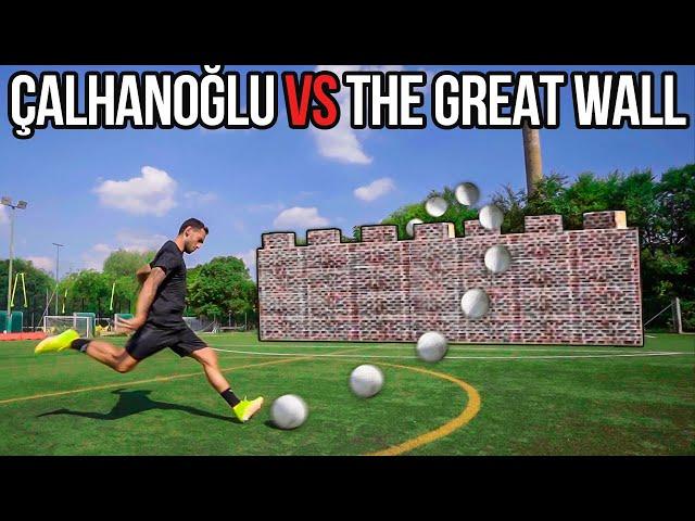 Can Hakan Calhanoglu score a free kick against a 3m-high wall?