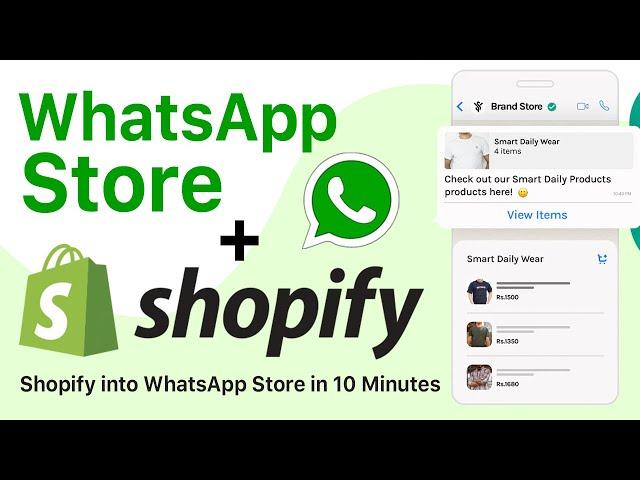 How to Create WhatsApp Store for Shopify eCommerce Website - Sell Via WhatsApp - Libromi