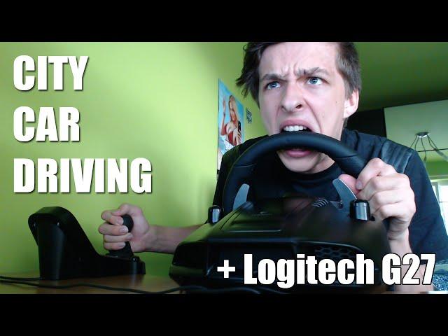 City Car Driving + Logitech G27!