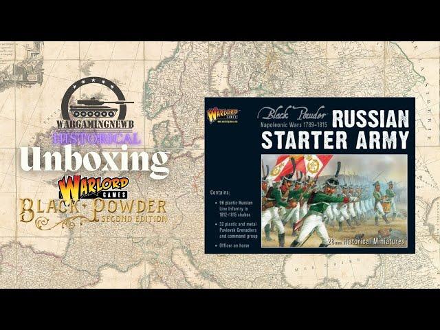 Unboxing Warlord Games Black Powder Russian Starter Army [Unboxing]