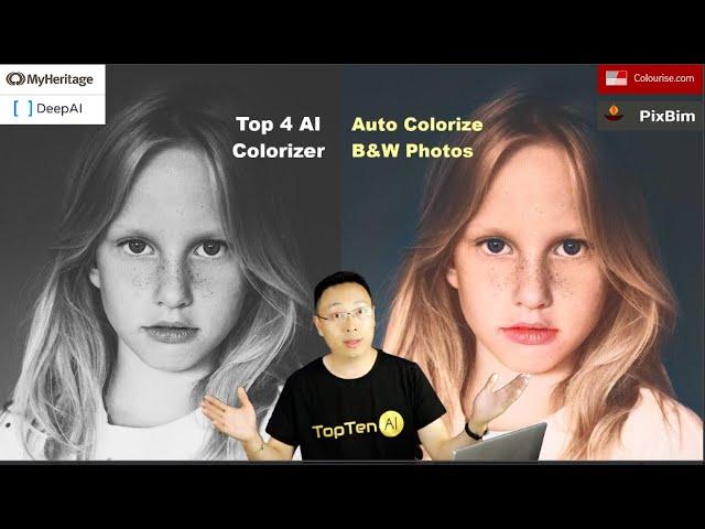 Top 4 Automatic FREE AI Colorizer to Colorize Black and White Photos Without Photoshop (2021）