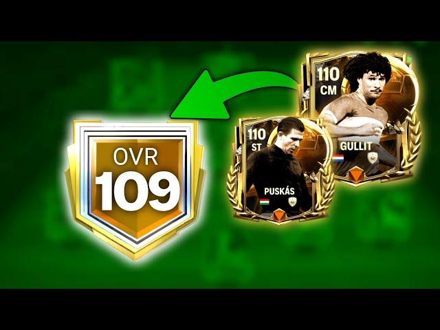 Finally 109 OVR!! Best Team Upgrade Ever Ft Gullit, Puskas & More