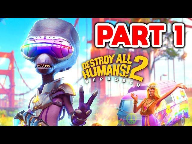 Destroy All Humans 2 Reprobed Gameplay - Walkthrough Part 1 Playthrough