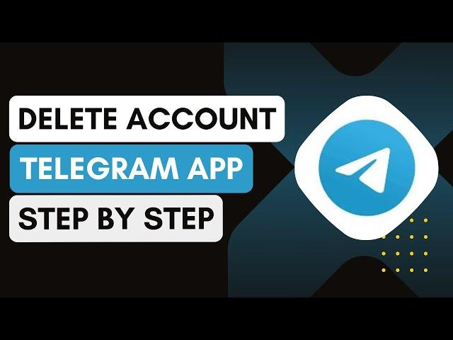 How To Delete Telegram Account 2024 - Full Guide !