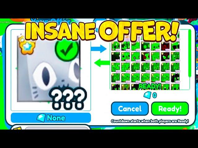 INSANE OFFER ️ HOW I TRADE CRAZY for SHINY HUGE CAT in Pet Simulator X Roblox