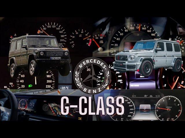 Mercedes-Benz G-Class - ACCELERATION BATTLE (all generations)