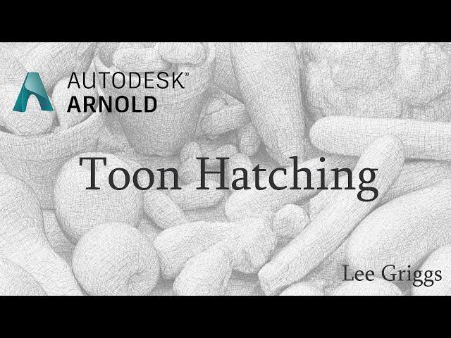 Arnold tutorial - Toon hatching shading in MtoA